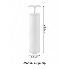 Vacuum storage bag with air-extraction capabilities