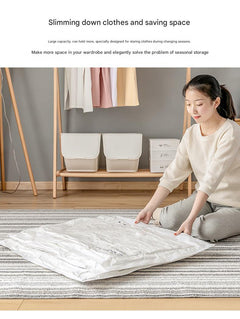 Waterproof vacuum storage bag for closets