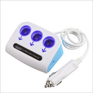 LED light feature of the car charger