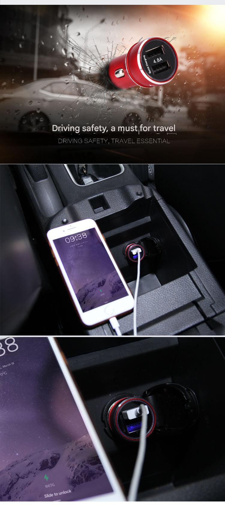 Close-up of the fast charging feature