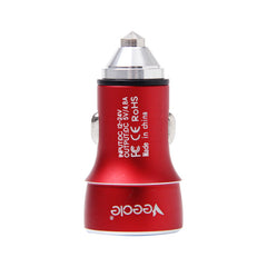 LED light feature of the car charger