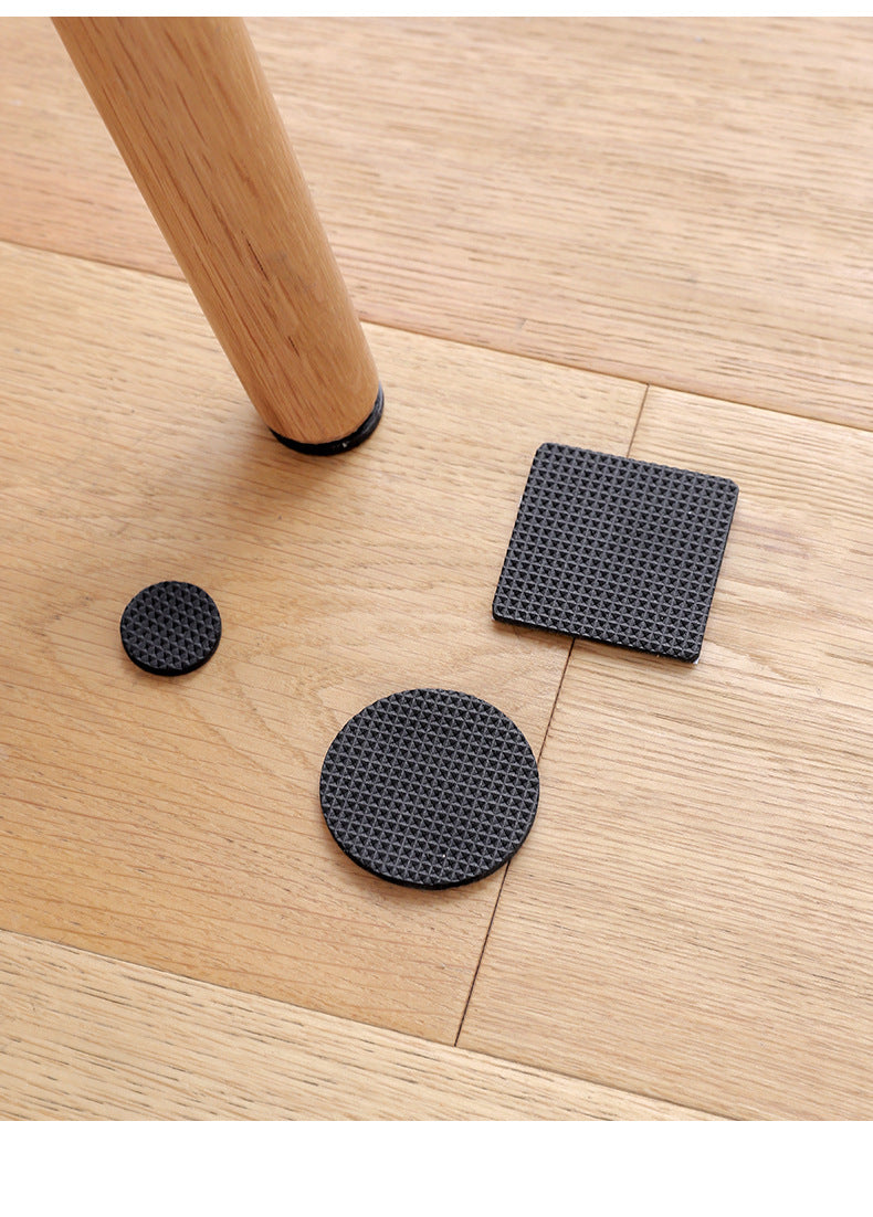 EVA pads protecting hardwood floor
