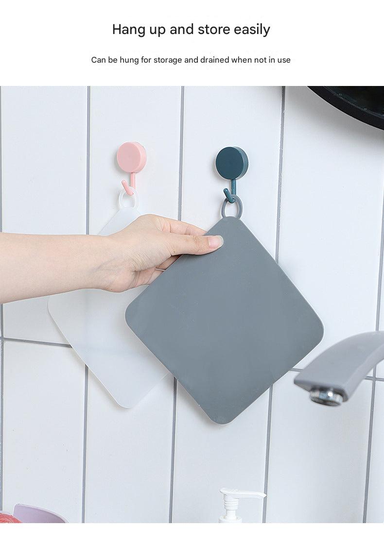 Odor-Blocking Drain Cover Mat in Bathroom