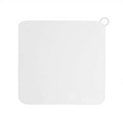 Gray PVC Drain Cover in Use