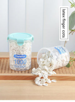 Pack of 100 latex cots, ideal for protection and grip