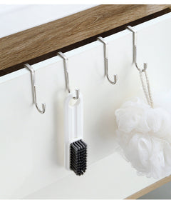Stainless steel S-type hooks displayed