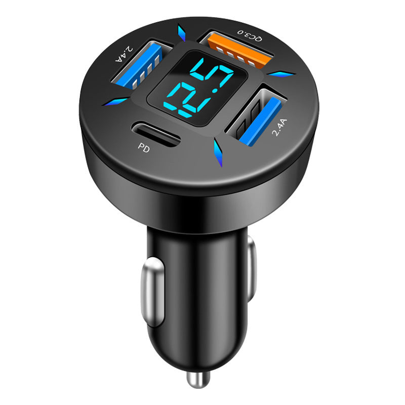 USB car charger ports and connections