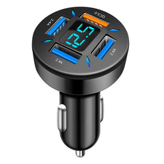 car charger in use inside vehicle