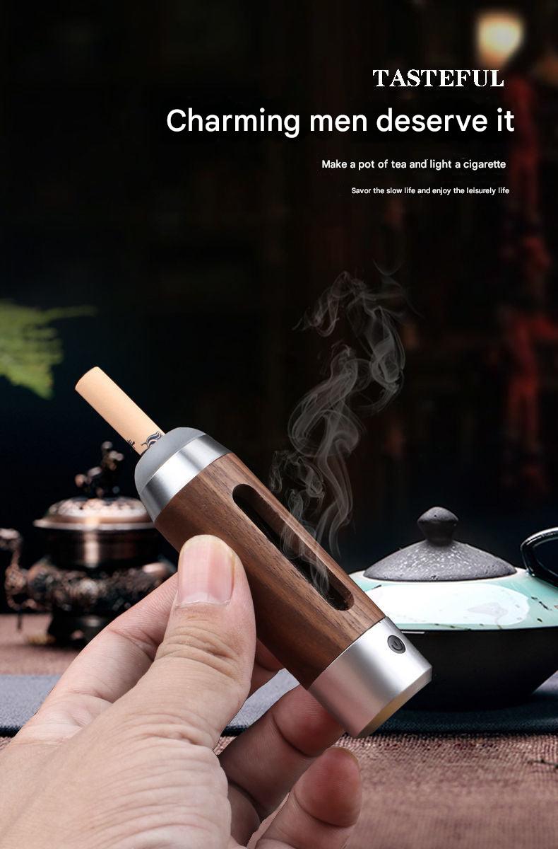 Silver car ashtray with elegant design