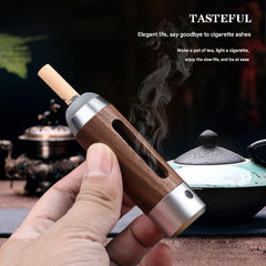 Silver car ashtray with elegant design