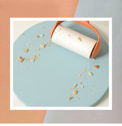 Colorful Lint Rollers Displayed