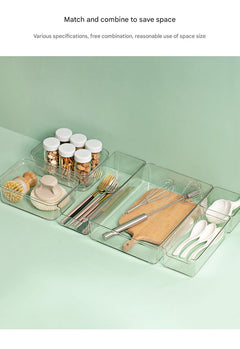 organised kitchen drawer with compartments