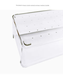transparent plastic compartments for storage