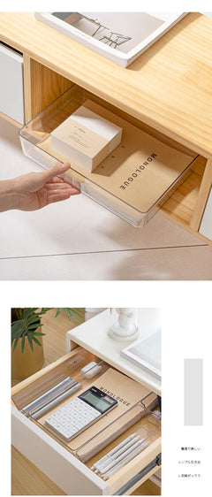 stackable desk organiser showing contents