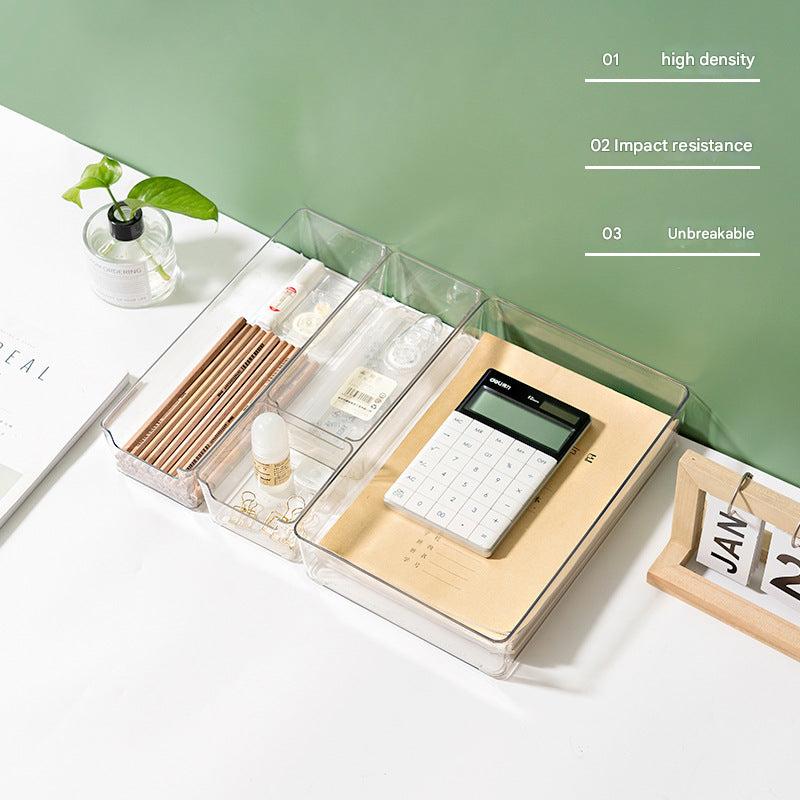 transparent plastic compartments for storage