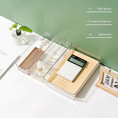 transparent plastic compartments for storage