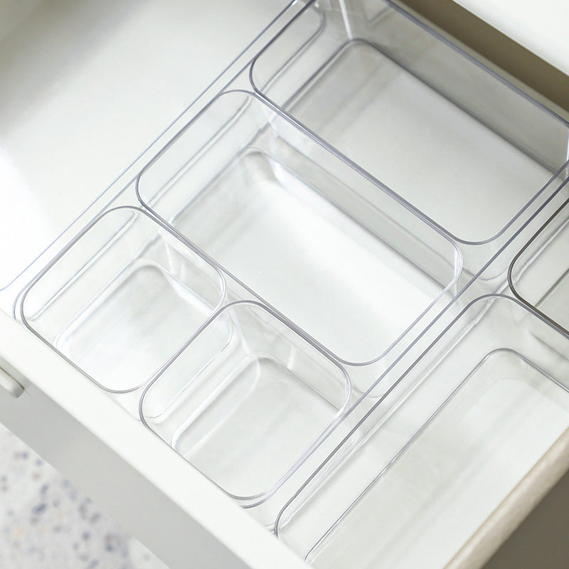 Durable transparent organiser for office supplies