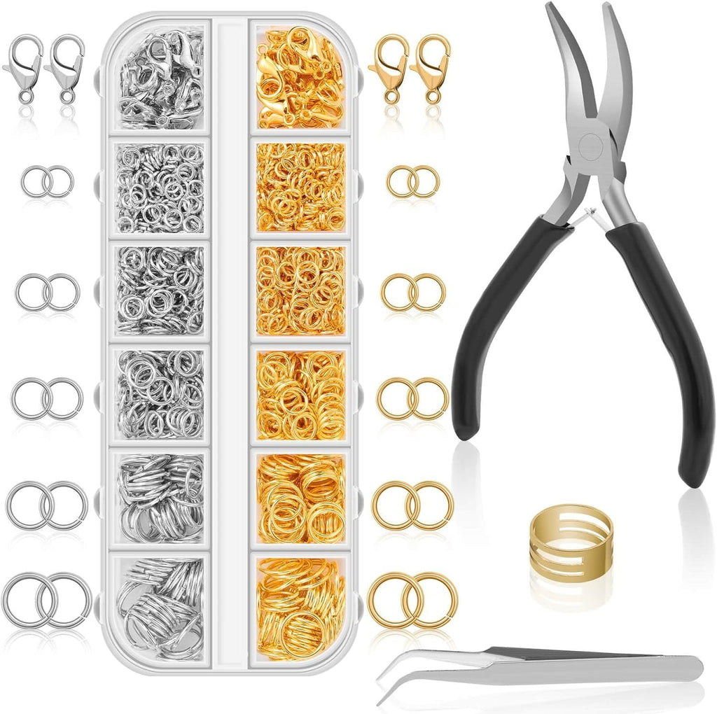 laying out jewellery making tools