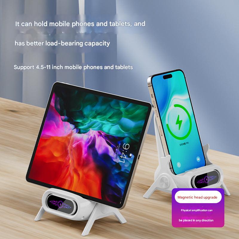 Child's desk with phone charger and holder