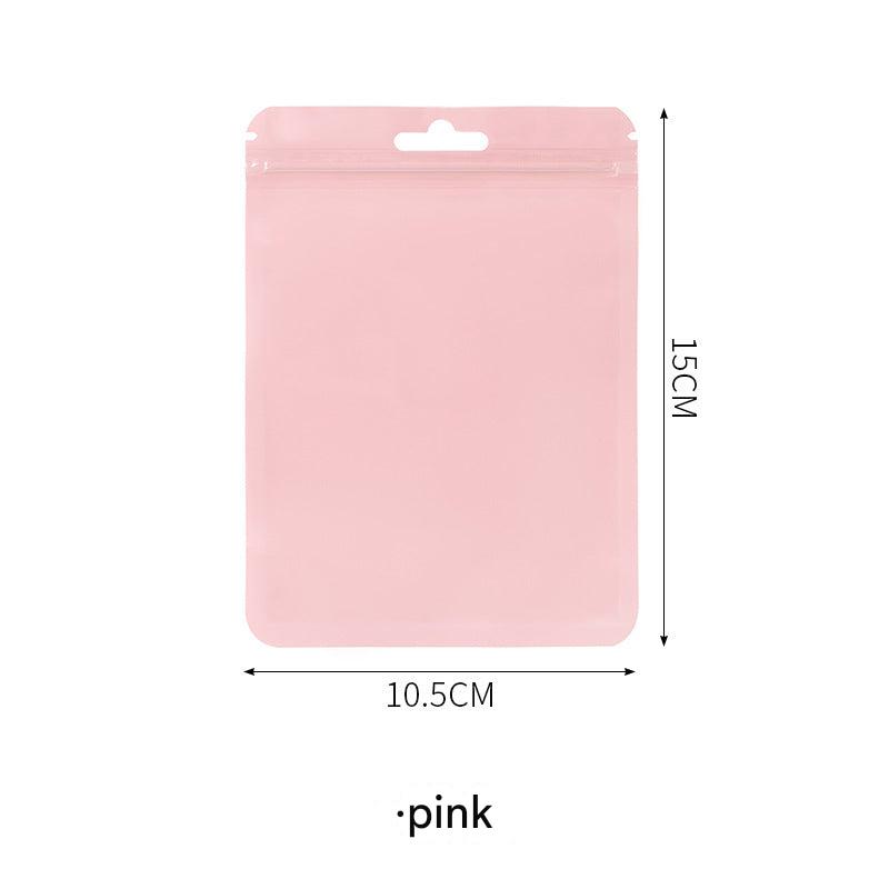 packaging of macaron coloured storage bags