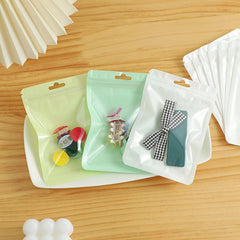sealed PVC bag in a multi-coloured display