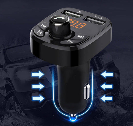 close up of car charger USB ports