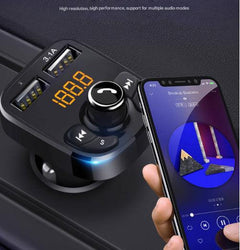 front view of Bluetooth car charger