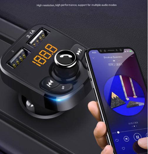 front view of Bluetooth car charger