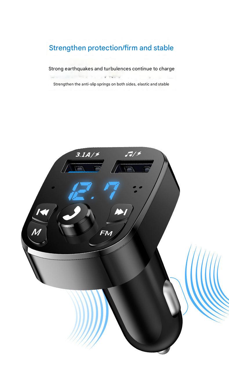 close up of car charger USB ports