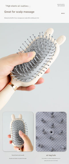 High-quality plastic hair brush for long hair