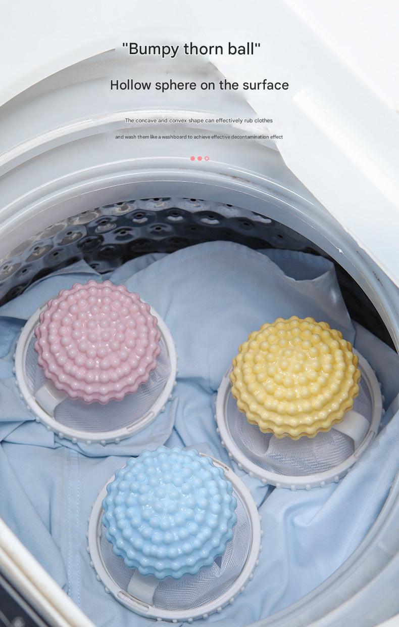 eco-friendly laundry tools on a shelf