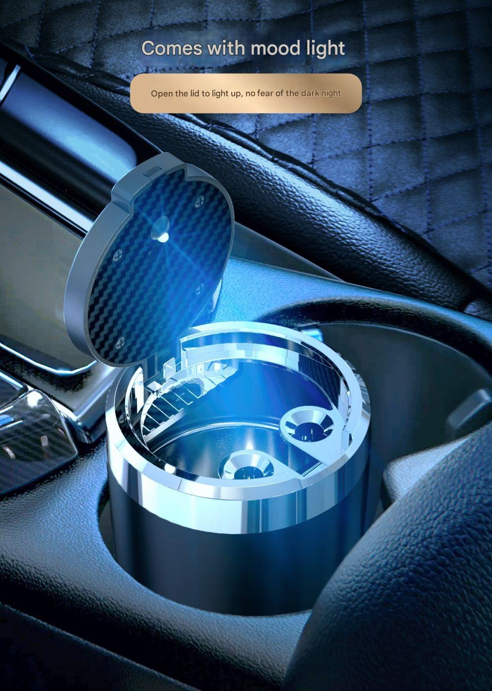 Car ashtray with modern design