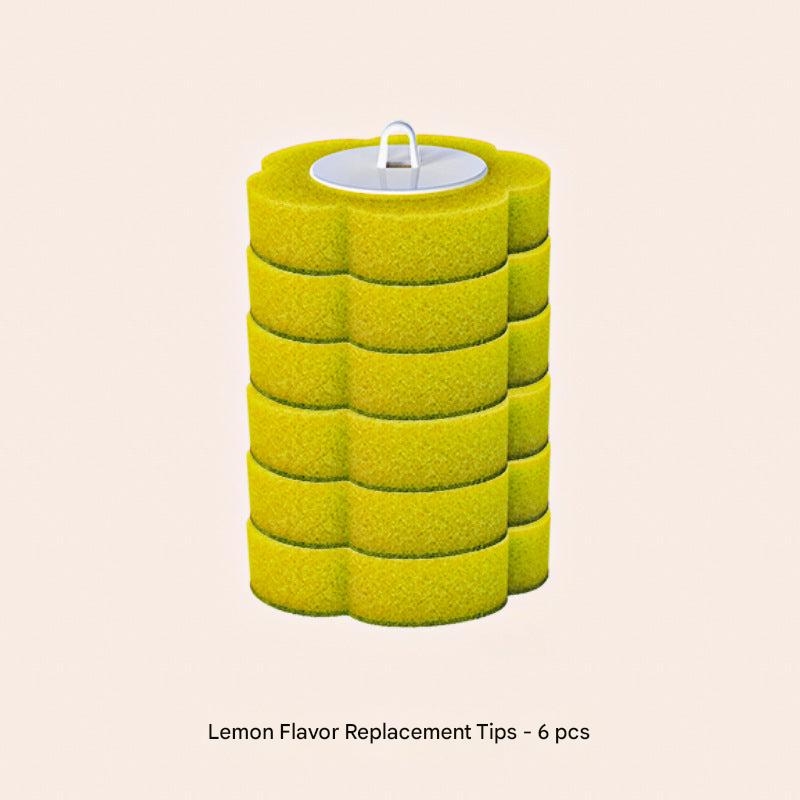 Scent-infused sponge heads design