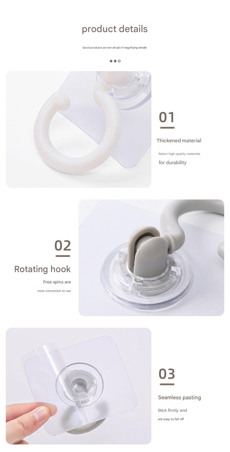 installation of adhesive wall hooks without damage
