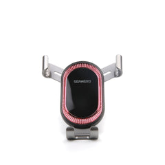 Car phone holder showing compatibility with smartphones