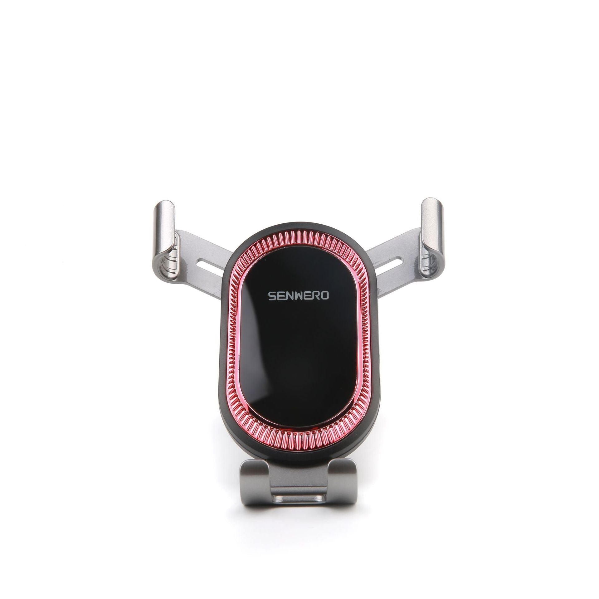 Car phone holder showing compatibility with smartphones