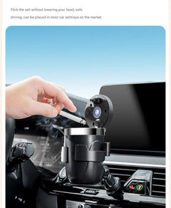 Compact design of the cup holder for vehicle