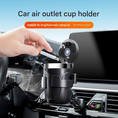 Durable ABS car vent cup holder on air vent
