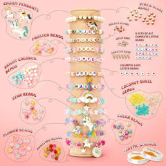 Beaded bracelet DIY kit colourful contents
