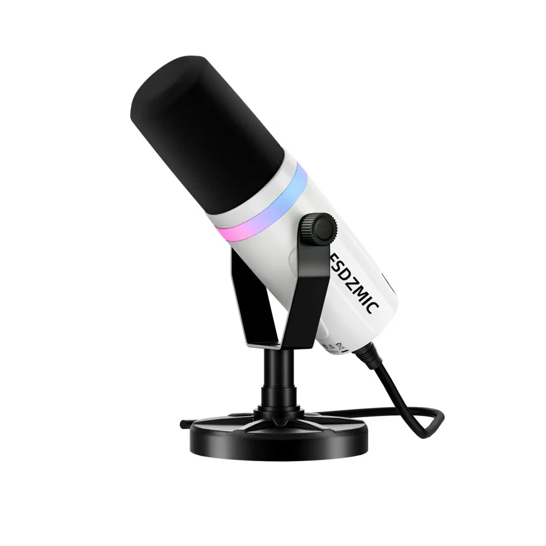 microphone on adjustable stand for gaming