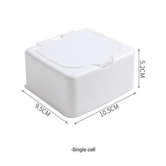 Compact Desktop Organizer Box with Lid - Stacked Organisers