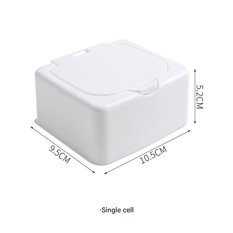 Compact Desktop Organizer Box with Lid - Stacked Organisers