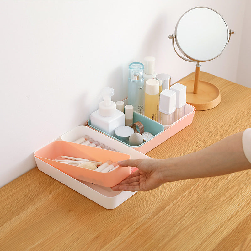 Durable plastic organizer for office supplies