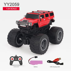 Fun outdoor activity with Hummer RC car