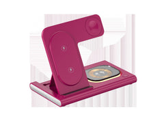 foldable wireless charger in use