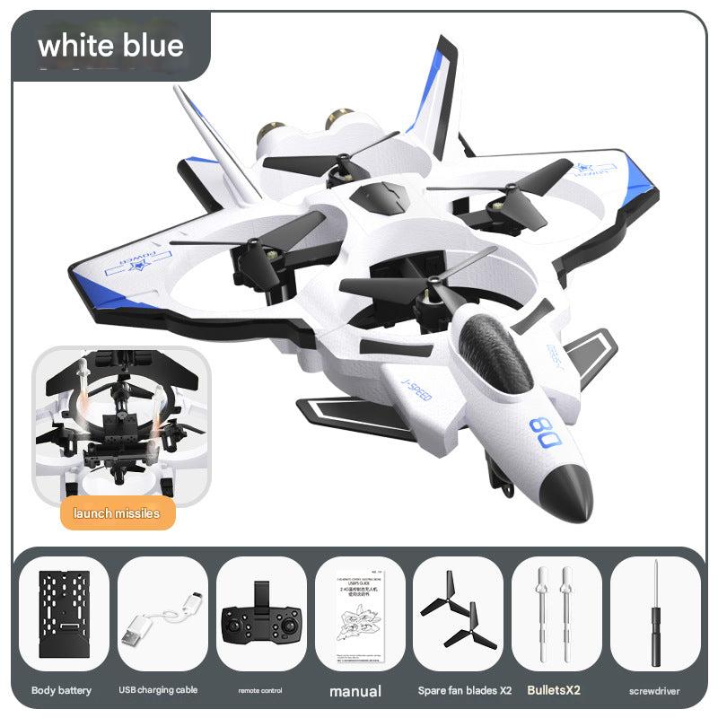 JJRC gravity-sensing aircraft in flight
