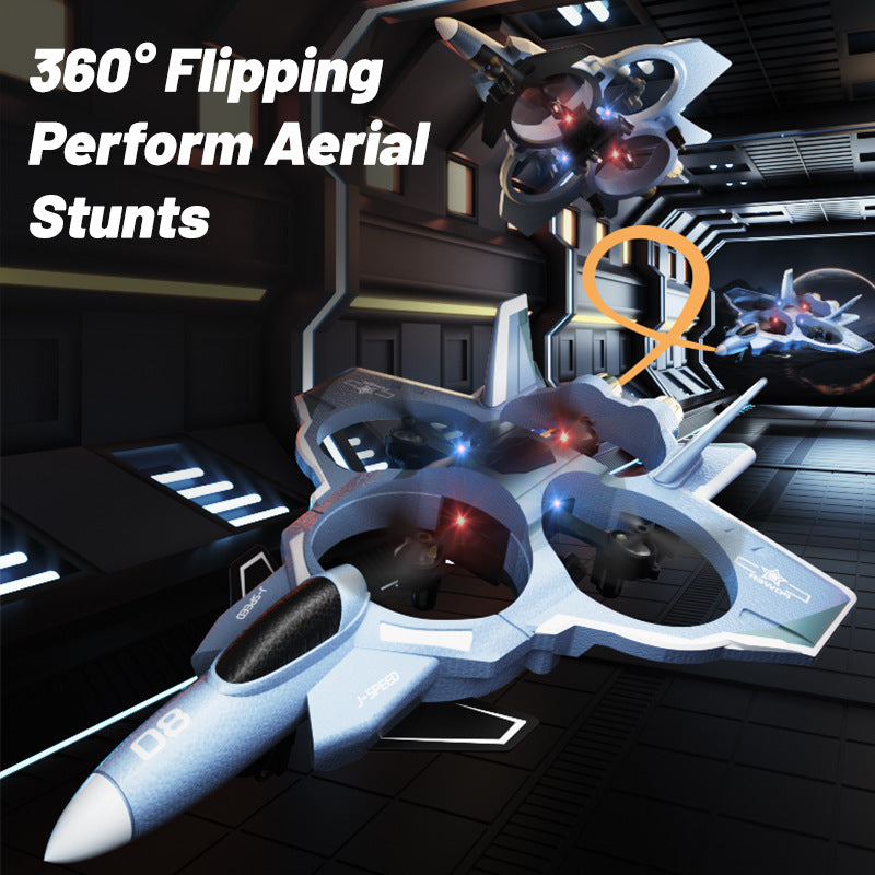 JJRC aircraft performing 360-degree stunts