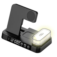 Wireless charging station with a USB-C port