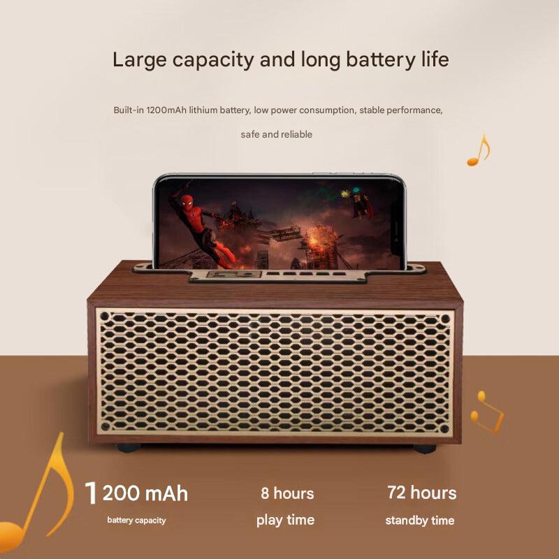 Bluetooth speaker demonstrating clear sound