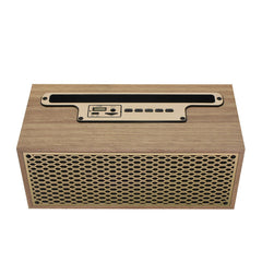 Mini speaker placed on desk